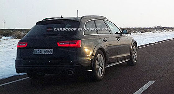 Audi A6 Allroad 2012 засекли по дороге во Франкфурт